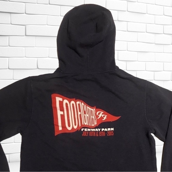 Rare FOO Fighters Hoodie By Independent Trading Company With Thumbhole Sleeves - Picture 2 of 7